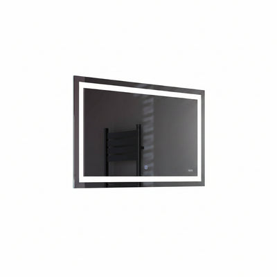 LED Bathroom Mirror Built for Modern Homes, Anti-Fog Function, Touch Controls, Dual Lighting, 48x36 Inch