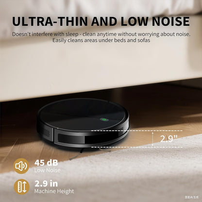Robot Vacuum and Mop Combo, 2 in 1 Robotic Vacuum Cleaner