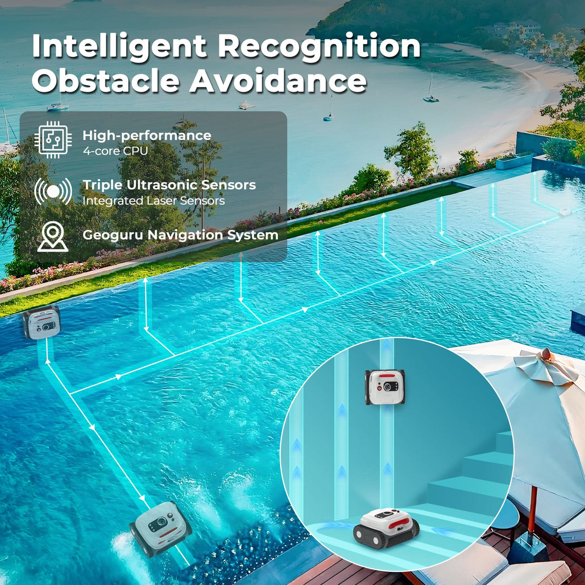 BN Pro Robotic Pool Cleaner