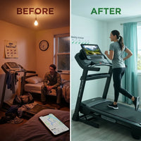 T Series 16 Treadmill with 1-Month Ifit Pro Membership — Before & After
