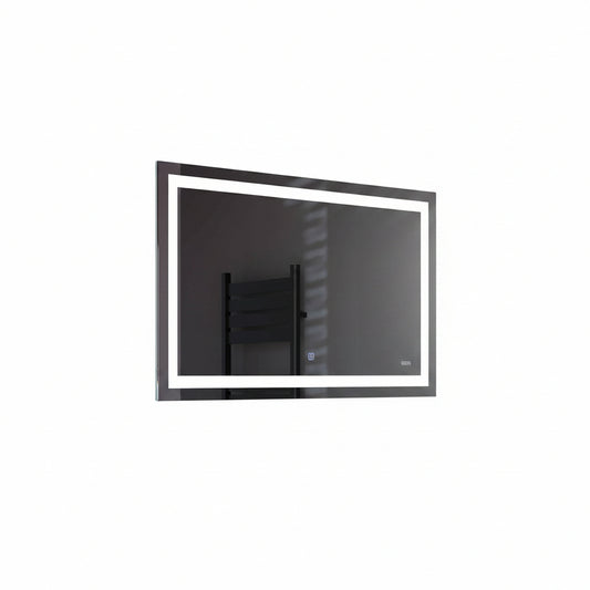 Royalty LED Bathroom Mirror - Backlit & Front Lighted Bathroom Vanity Mirror - anti Fog (48'' X 36'')