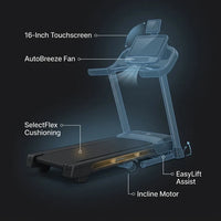 Home Treadmill Built for Connected Workouts, 16" HD Touchscreen, 0-12 MPH Speed, SelectFlex Cushioning — How It Works